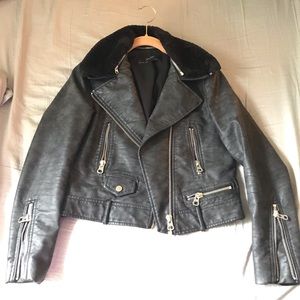 Zara Vegan Leather Jacket